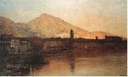 Bartolomeo Bezzi, Sole cadente sul lago di Garda
